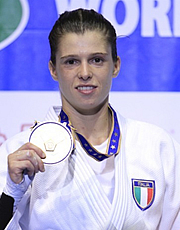Valentina Moscatt delle Fiamme oro judo