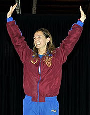 Valentina Vezzali, campionessa delle Fiamme oro