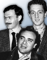 Antonino Cassarà , Roberto Antiochia e Giuseppe Montana