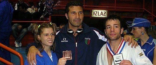 Elio Verde e Valentina Moscatt delle Fiamme oro judo