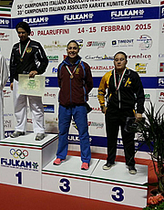 Clio Ferracuti sul podio dei Campionati europei
