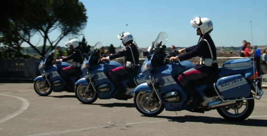 moto polizia stradale