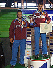 Carmelo Lumia e Giuseppe Rinella sul podio dei 74 chili