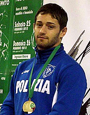 Augusto Meloni delle Fiamme oro judo