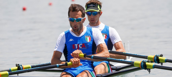 Andrea Micheletti e Pietro Ruta durante la gara