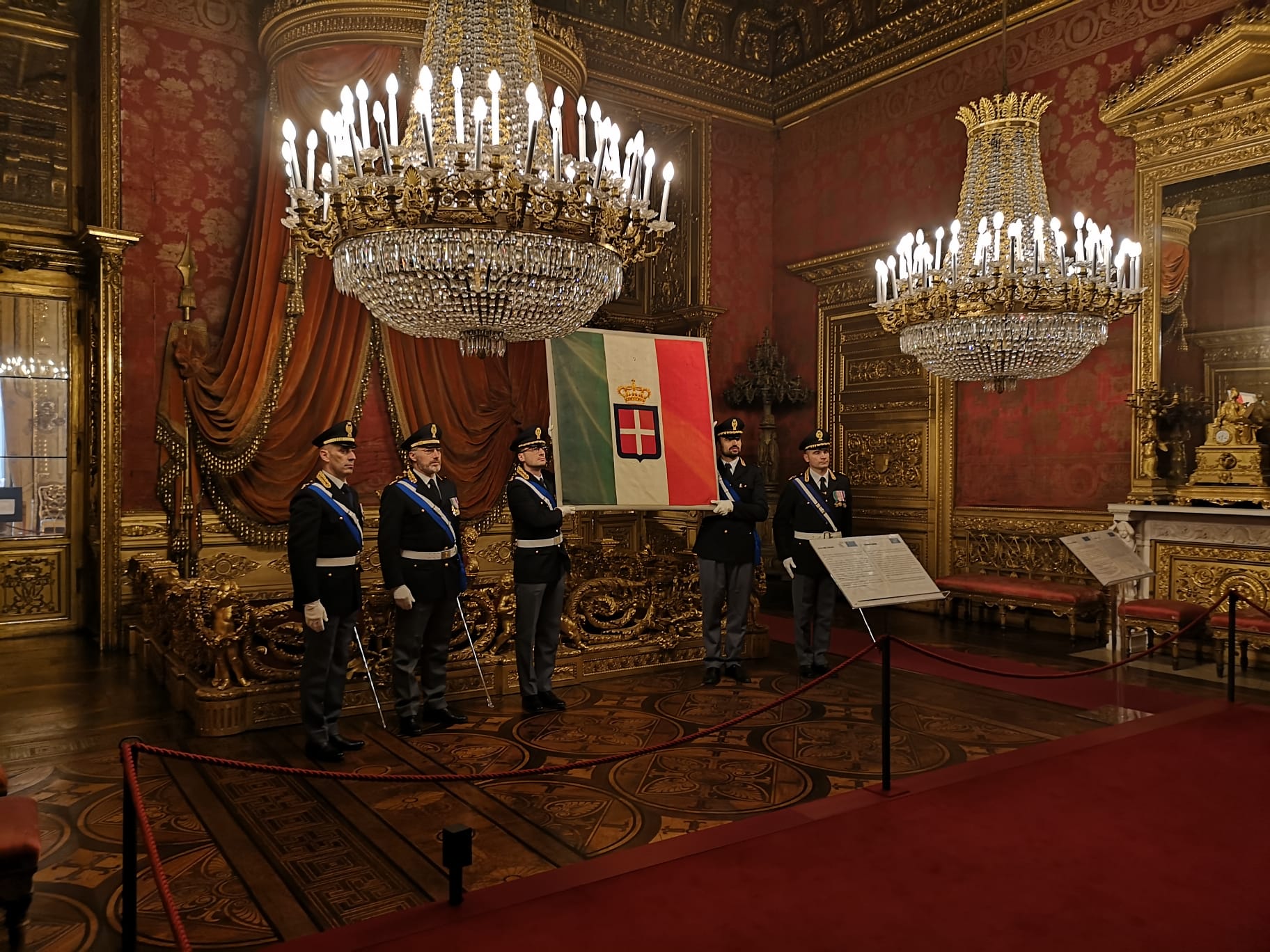 La bandiera di guerra del Corpo: dalla Regia armeria di Torino al Sacrario delle bandiere, all’interno del Complesso del Vittoriano a Roma