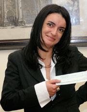 La vincitrice del concorso Maura Pasini