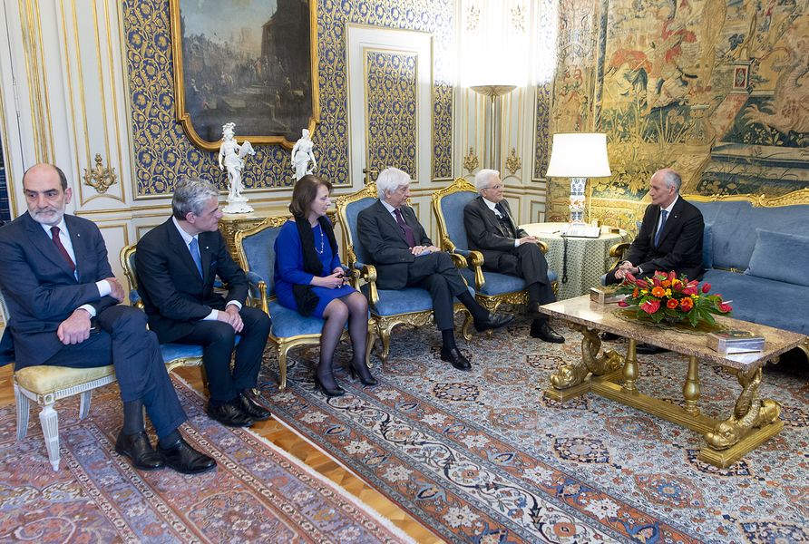 L'incontro al Quirinale in occasione del 166° Anniversario della Fondazione della Polizia