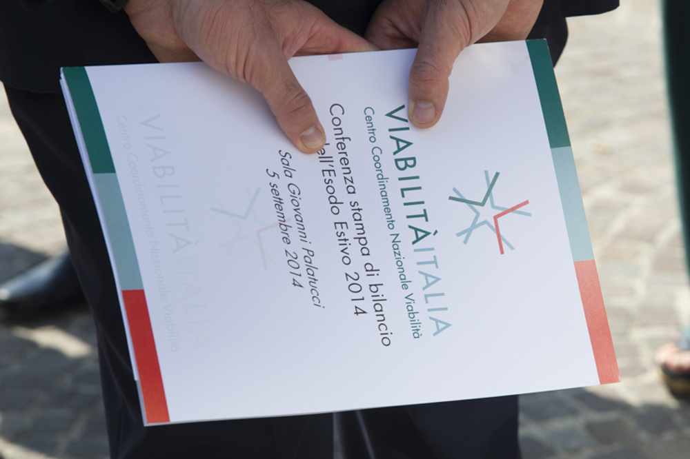 Viabilità Italia:la presentazione del bilancio dell'esodo estivo 2014.