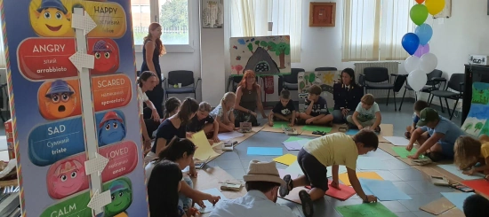 Livorno: un sostegno dei bambini in fuga dalla guerra