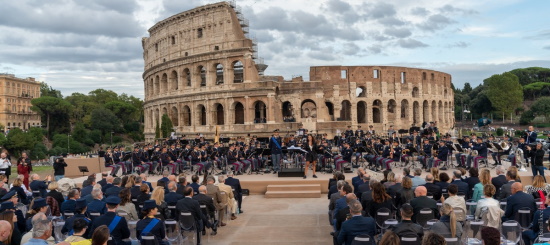 Musica e valori: la Banda musicale in concerto al Parco del Colosseo