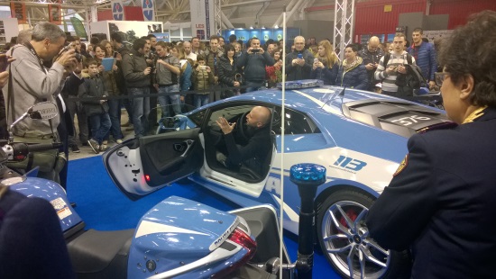 Lamborghini Huracan polizia motor show