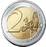Fronte di una moneta da 2 euro
