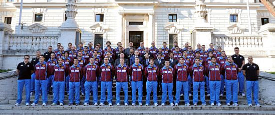La squadra delle Fiamme oro rugby per la stagione 2012-2013