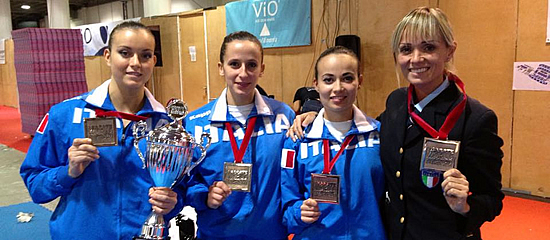 Pezzetti, Battaglia, Bottaro e Sodero ai mondiali di karate brema 2014