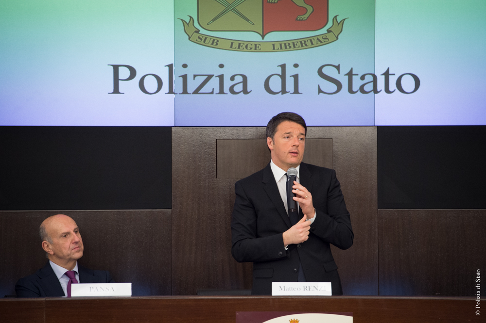 Roma: seminario sulla sicurezza con il presidente del Consiglio Renzi