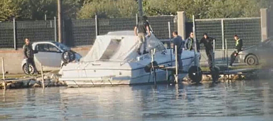 Imbarcazione usata dai trafficanti di droga