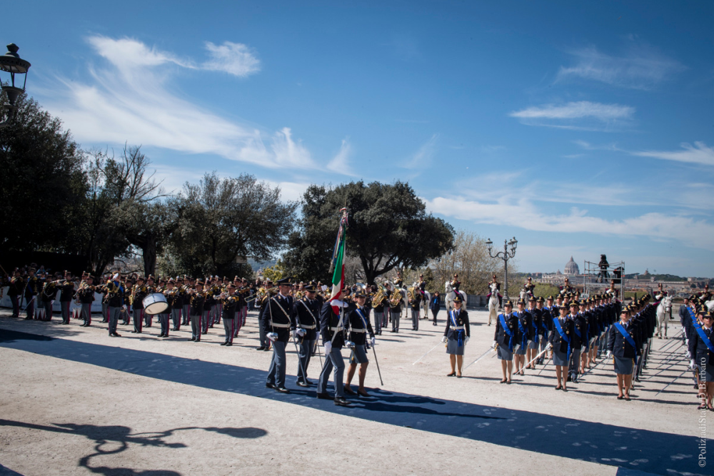 171° Anniversario della Polizia: la cerimonia al Pincio