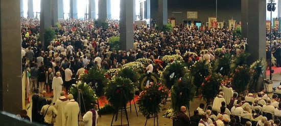 i funerali a Genova
