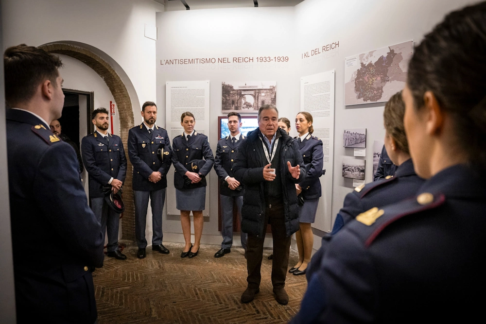 La visita al Museo della Shoah degli allievi vice ispettori di Nettuno