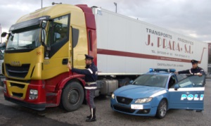 TIR e Polizia stradale