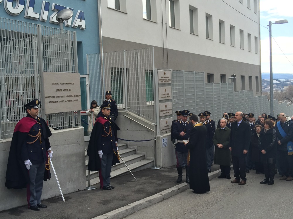 Arrivo del capo della Polizia al Centro polifunzionale di Trieste