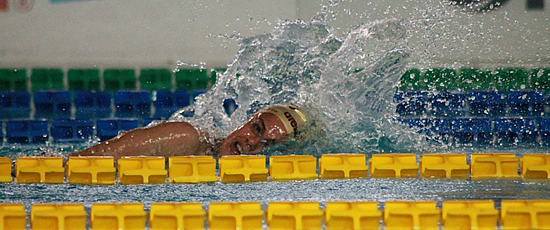 Martina Caramignoli delle Fiamme oro nuoto