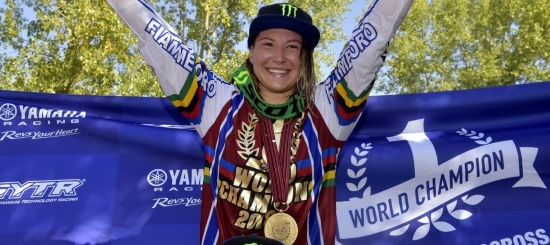 Kiara Fontanesi campionessa del mondo motocross