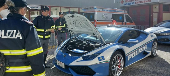 trasporto organi lamborghini