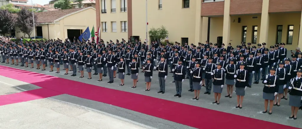La cerimonia del giuramento del 216° corso: Cesena
