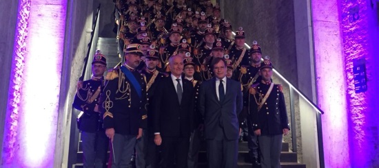 Capo della Polizia Gabrielli a Venezia per il concerto della Banda musicale organizzato dalla Confindustria di Venezia