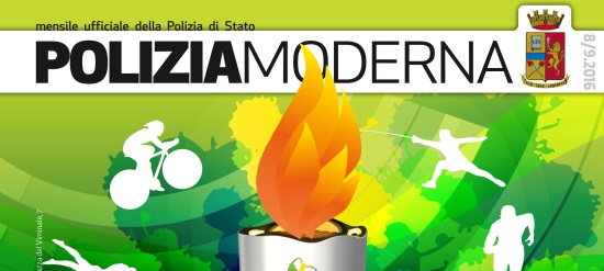 La copertina della rivista Poliziamoderna di agosto-settembre 2016