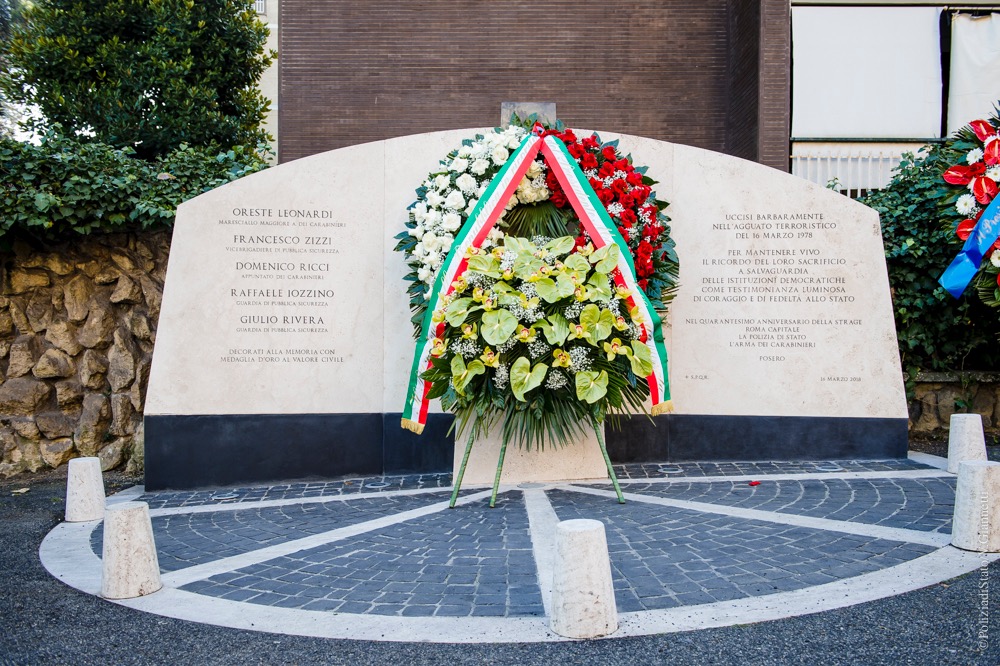 La commemorazione della strage di via Fani