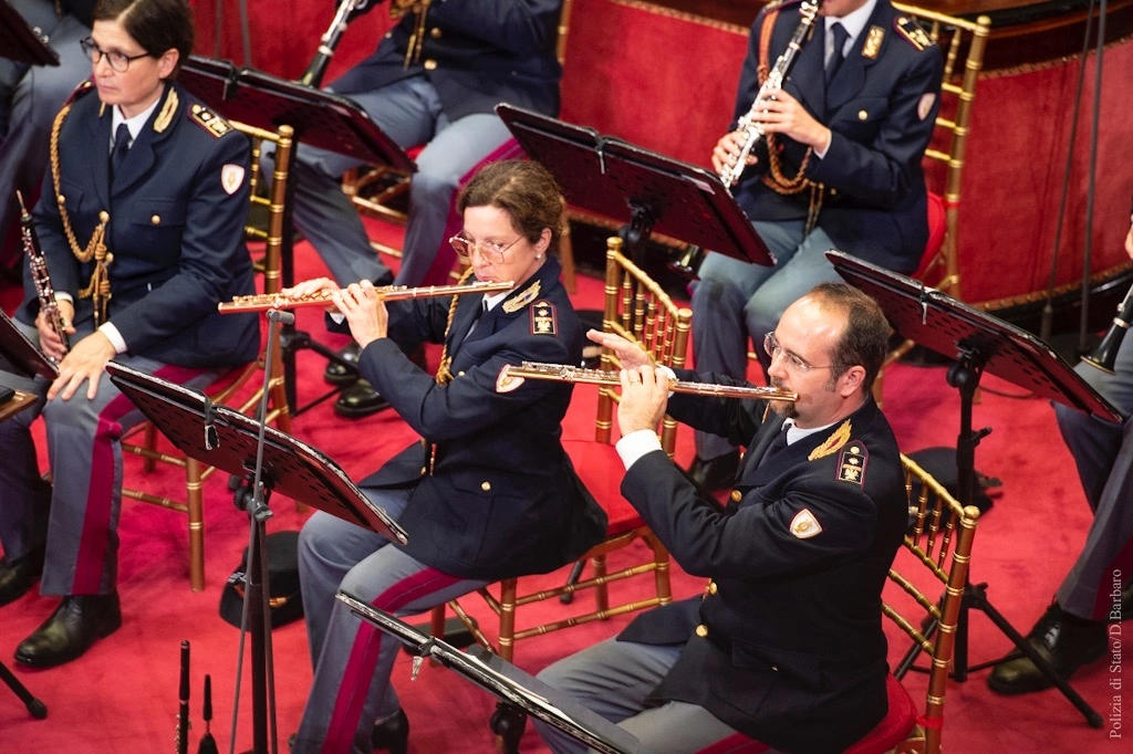 Il concerto al Senato della Banda musicale della Polizia per l'evento “Senato & Cultura”