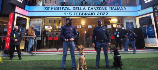 Polizia a Sanremo