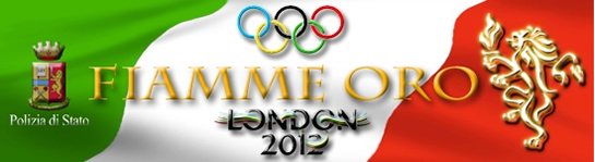 Logo delle Fiamme oro a Londra 2012