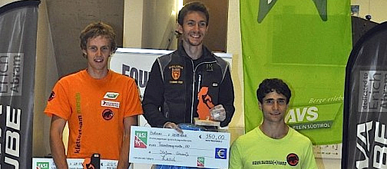Stefano Ghisolfi sul podio dei campionati italiani