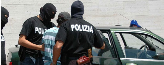 Un arresto della Squadra Mobile