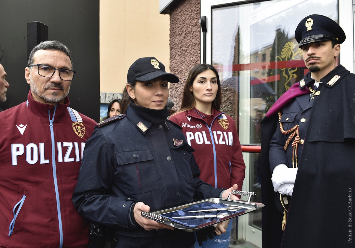 Inaugurazione della palestra a Roma nel quartiere di San Basilio ...