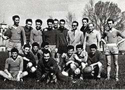 Padova 1954 - La prima squadra di rugby delle Fiamme oro
