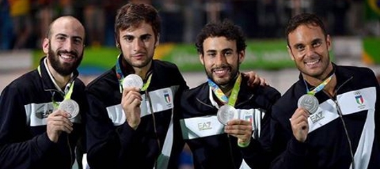 Fichera e Santarelli con il bronzo olimpico