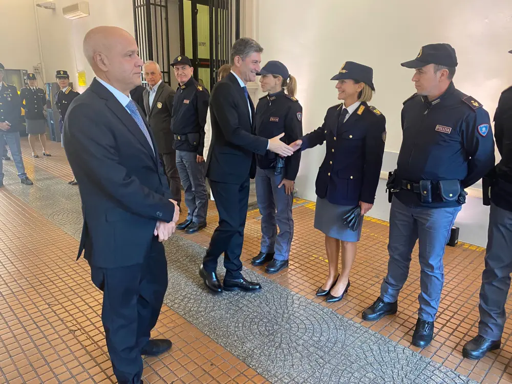 Il capo della Polizia Vittorio Pisani a Padova