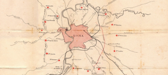 La mappa dei forti di Roma