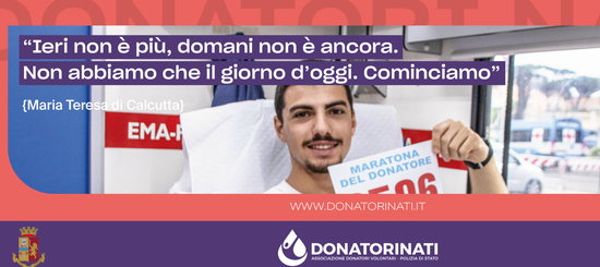 Banner donazioni sangue Giugno