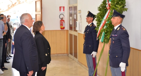 Il capo della Polizia nella caserma Lungaro di Palermo per il 30ennale di Capaci