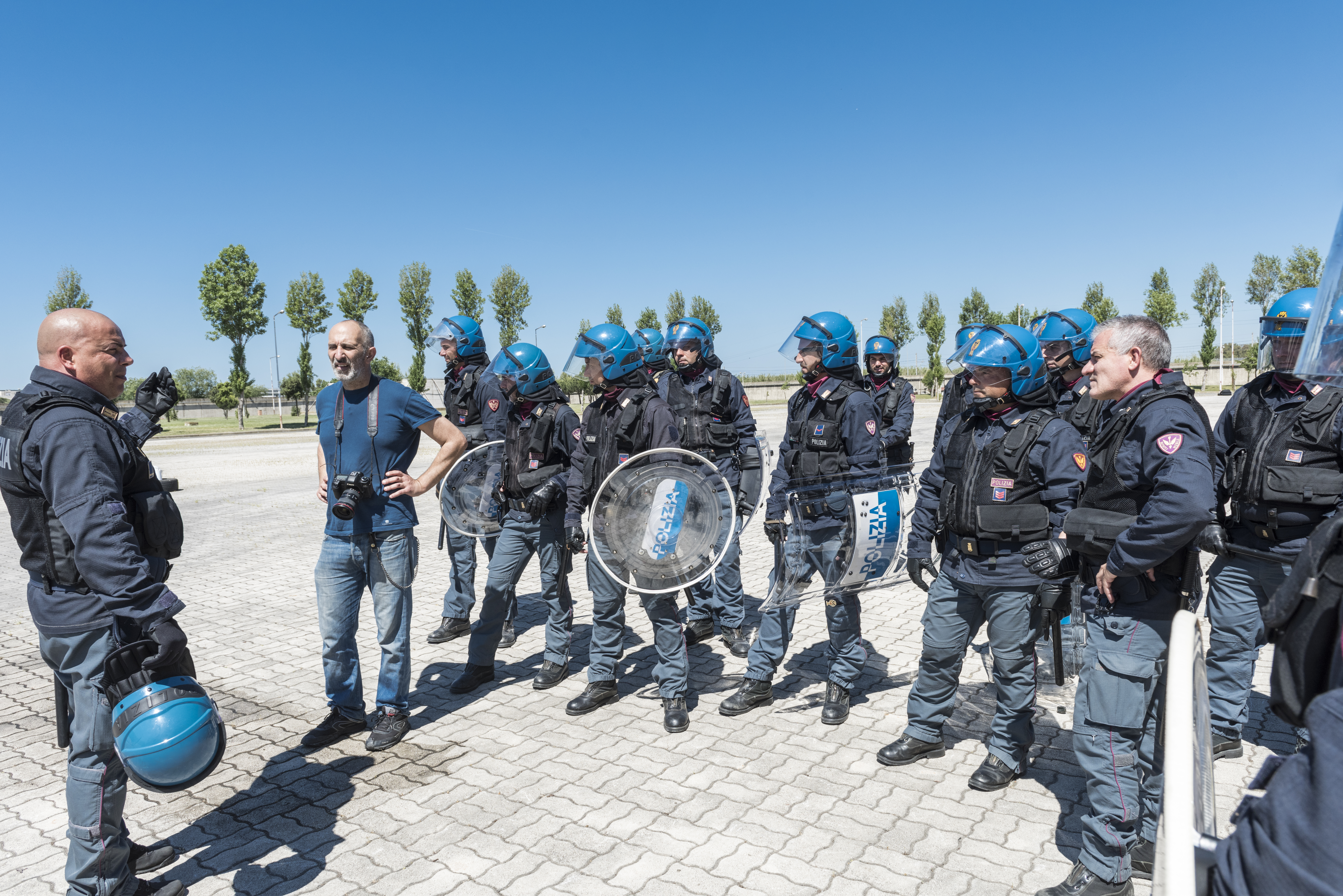 Le immagini del basckstage del calendario della Polizia di Stato per il 2018