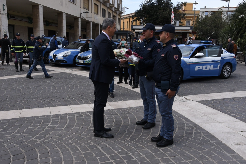Le celebrazioni nella città di Oristano per il 171° anniversario della Fondazione della Polizia