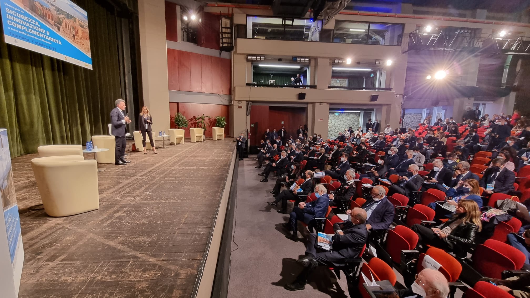 Il convegno a Taormina sul tema “Sicurezza, innovazione e complementarietà”