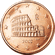 Retro di una moneta da 5 centesimi di euro