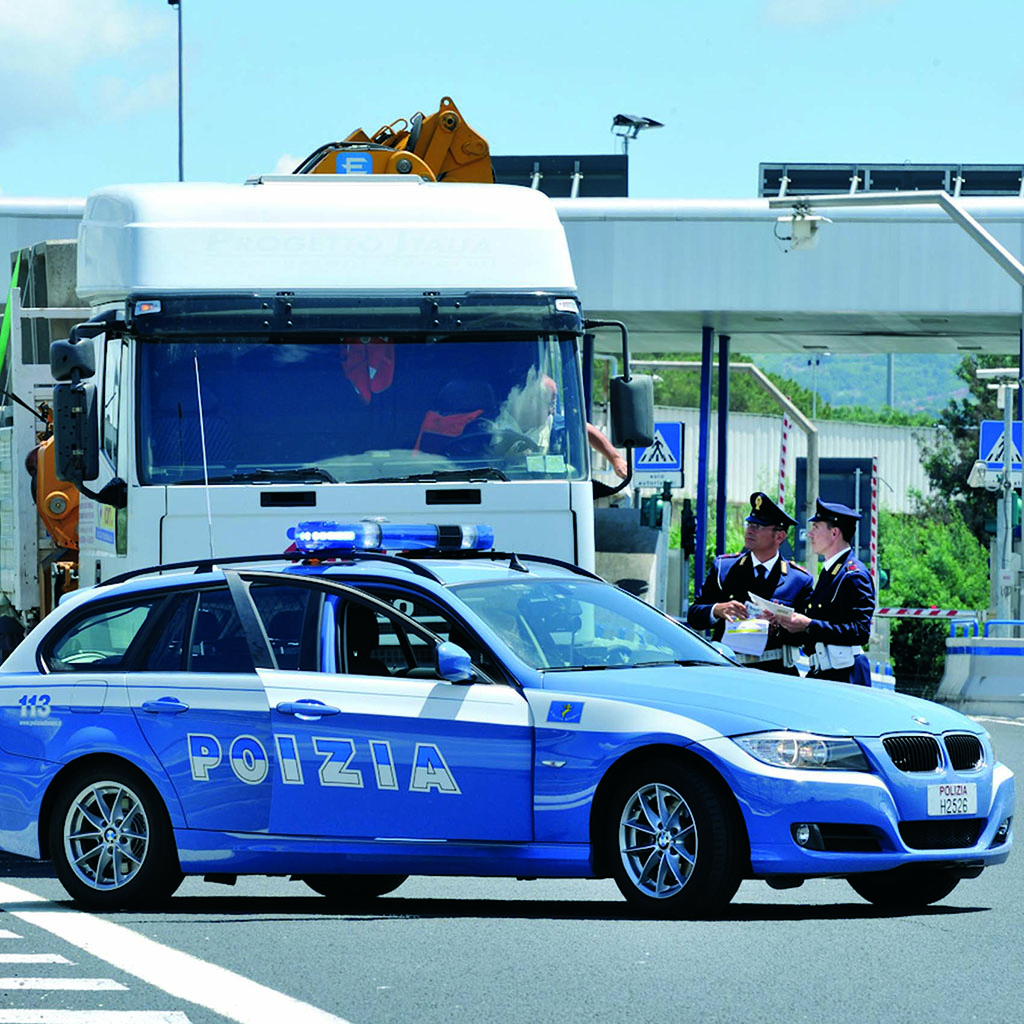 2013 - Roma, controllo al trasporto di un mezzo pesante